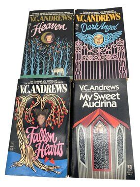 V.C. Andrews Vintage Paperback Book Lot Casteel Heaven Dark Angel Sweet Audrina